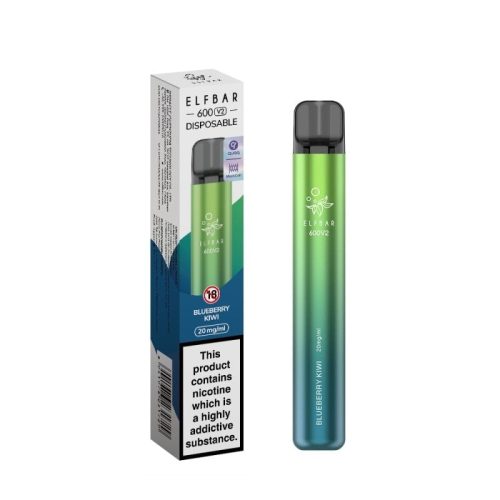 elf bar v2 disposable vape pen blueberry kiwi