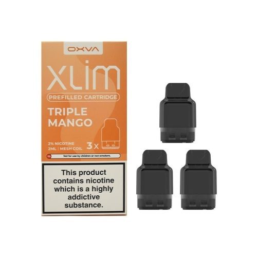 oxva xlim prefilled pods 3 pack triple mango