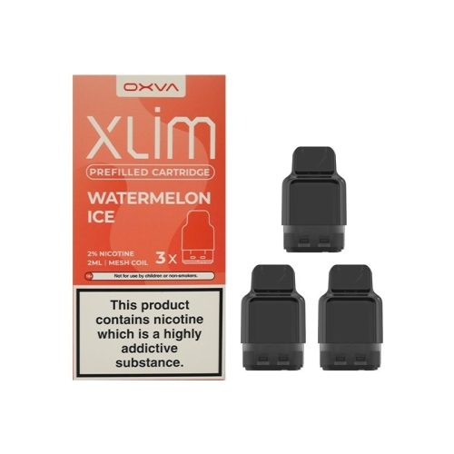 oxva xlim prefilled pods 3 pack watermelon ice